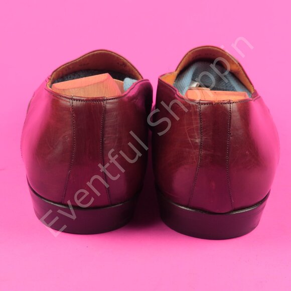 Mezlan Shoes Mens 16 M Brown Woven Fisherman Perforated Driving Dress Loafers - Picture 4 of 16